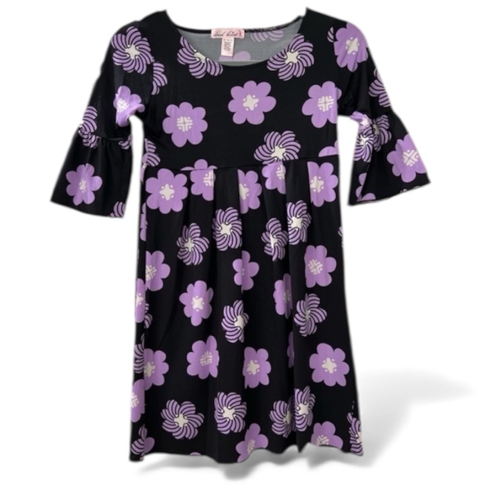 🐚 DEREK HEART girls floral dress 10/12 M